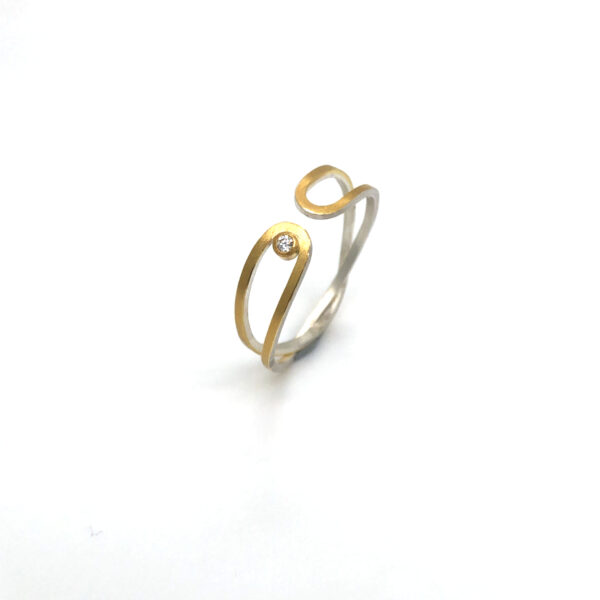 Ring Silber Gold